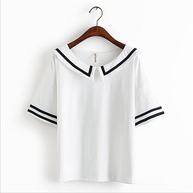 Merry-Pretty-Female-Summer-T-shirt-Navy-Sailor-Style-Cotton-T-shirt-Women-Tops-Cute-Japanese-School--32763004241