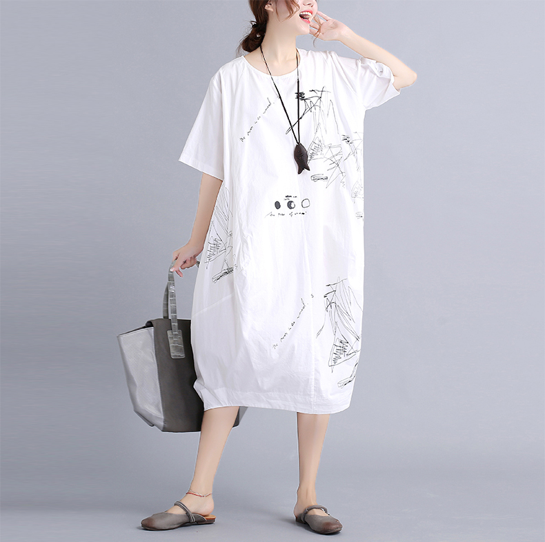 MissLymi-Plus-Size-Women-Vintages-T-shirt-Long-Dress-2017-Summer-Asymmetry-Short-Sleeve-Casual-Loose-32794369634