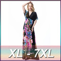 Moda-Mujer-2018-Women-Summer-Bandage-Boho-Dress-V-Neck-Backless-Plus-Size-7XL-Floral-Maxi-Dress-Vest-32659290259