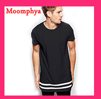 Moomphya-Streetwear-Men-extended-back-tails-swag-funny-t-shirts-with-back-zip-Hip-hop-longline-hipst-32670262672