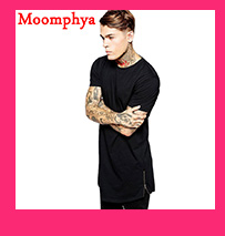 Moomphya-Streetwear-Men-extended-back-tails-swag-funny-t-shirts-with-back-zip-Hip-hop-longline-hipst-32670262672