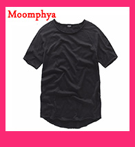 Moomphya-Streetwear-Men-extended-back-tails-swag-funny-t-shirts-with-back-zip-Hip-hop-longline-hipst-32670262672