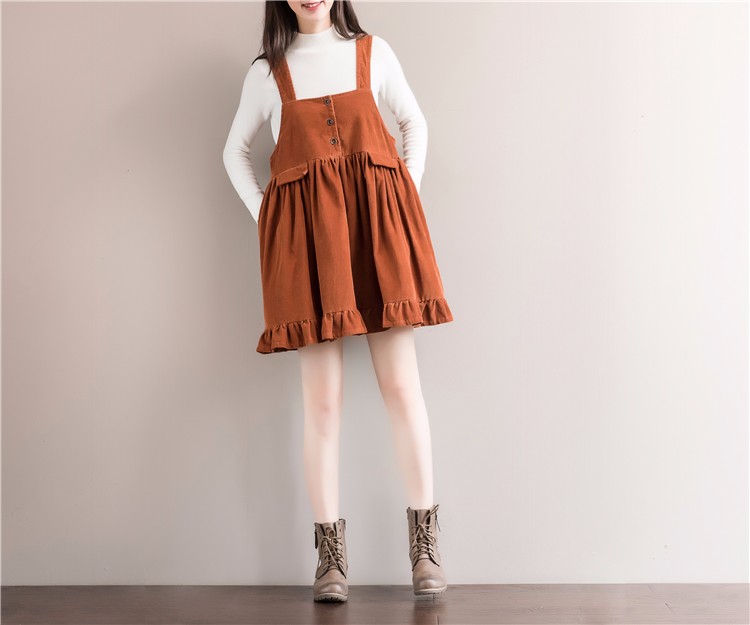 Mori-Girl-Womens-Pleated-Strap-Corduroy-Dress-Japan-Fashion-sleeveless-Cute-Casual-Overalls-Dresses--32772118811