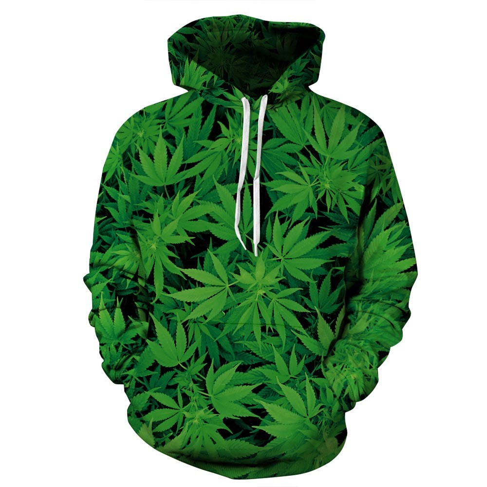 Mr1991INC-Green-Leaves-Hoodies-Menwomen-Sweatshirt-With-Cap-Hooded-Hoodies-Print-Long-Sleeve-Pullove-32575262560