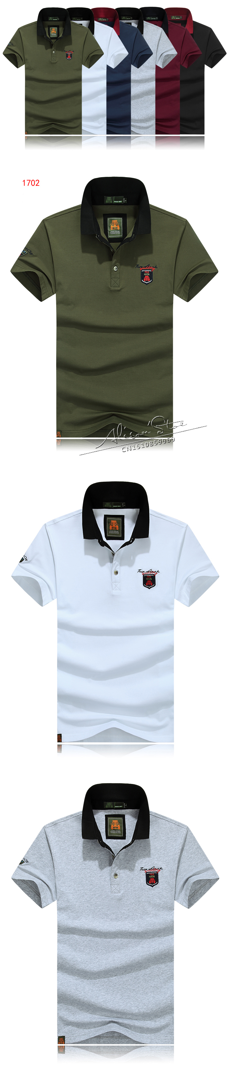 Mu-Yuan-Yang-Big-Size-Men39s-T-shirts-Solid-Cotton-Tops-ampTees-Turn-down-Collar-Men-Casual-Short-Sl-32793718752