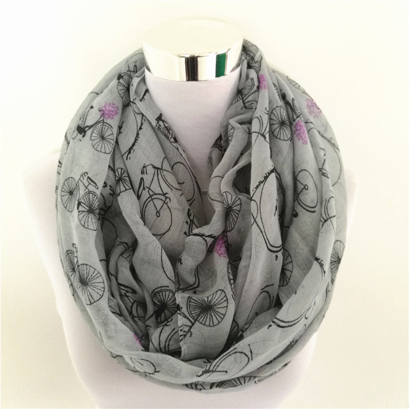 Multi-Usage-Fashion-Women-Bicycle-infinity-scarf-Prints-Shawl-Lady-Long--Stripe-Scarf-Popular--four--32519564489