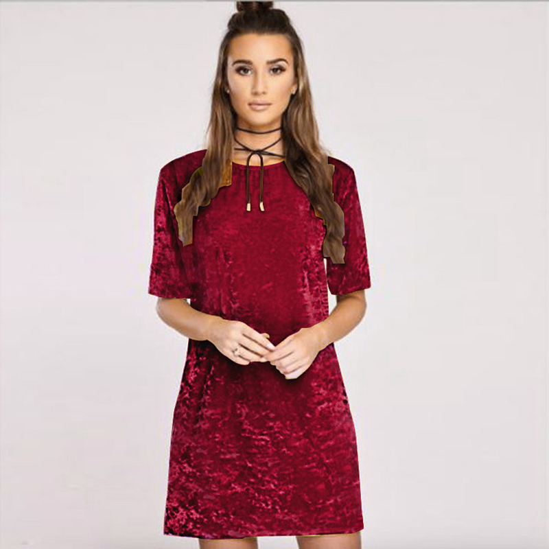 Nadafair-Short-Sleeve-Velvet-Short-Casual-Women-Dress-2017-New-Fashion-Women-Clothing-Elegant-Party--32775745236