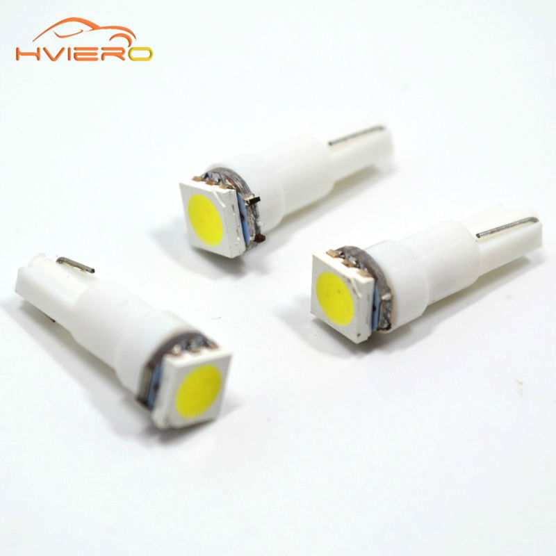 New-10X-T5-5050-1SMD-Wedge-Dashboard-Led-74-White-Red-Blue-Green-Yellow-Pink-Car-Auto-Light-Interior-32636200059