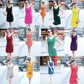 New-2014-Fashion-Women-Summer-Spring-Dress-Lapel-Single-Breasted-Tunic-Chiffon-Casual-Dress-Green-Pi-1647947476