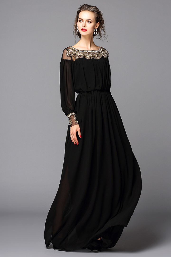 New-2015-Black-Dress-Sexy-Fashion-Women-Luxury-Beading-Diamonds-Floor-Length-Maxi-Long-Party-Dresses-32531639124