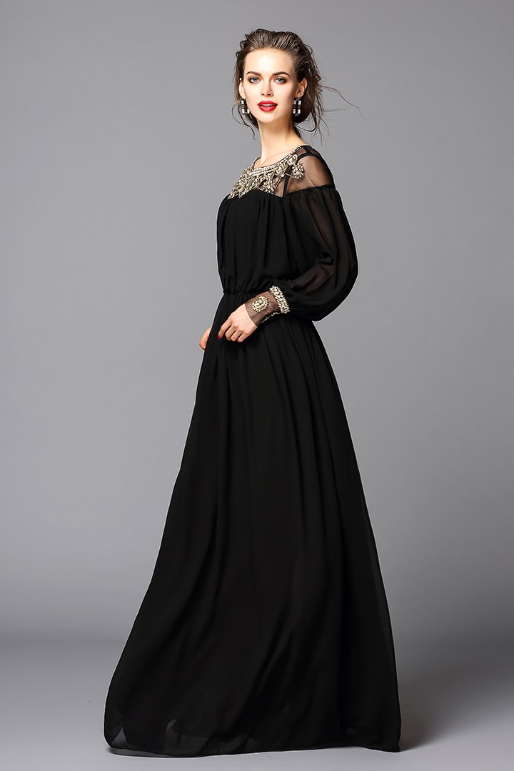 New-2015-Black-Dress-Sexy-Fashion-Women-Luxury-Beading-Diamonds-Floor-Length-Maxi-Long-Party-Dresses-32531639124