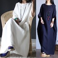 New-2016-Summer-Women-Cotton-Linen-loose-long-Dress-elegant-China-Style-maxi-dress-embroidery-chiffo-32665467575