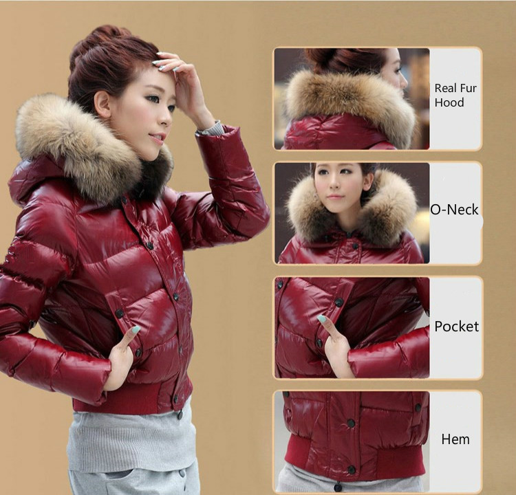 New-2016-Winter-Women39s-Parka-Short-Luxury-White-Duck-Down-Jacket-Thicken-Female-Black-Red-Coat-Out-32734448357