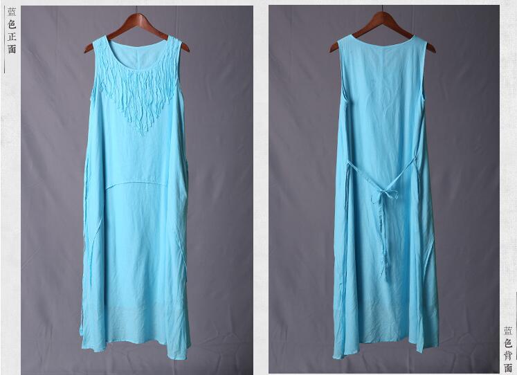New-2017-summer-women-solid-colors-cotton-linen-dresses-Sleeveless-vintage-dresses-for-female-S56031-32682193061