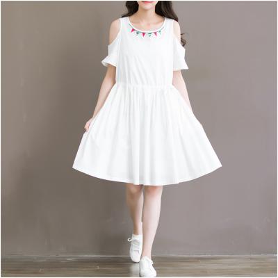 New-Arrival-2017-Summer-Fashion-Korean-Style-Women-Short-sleeve-Casual-Long-Dress-Vintage-Elegant-Pr-32675898776