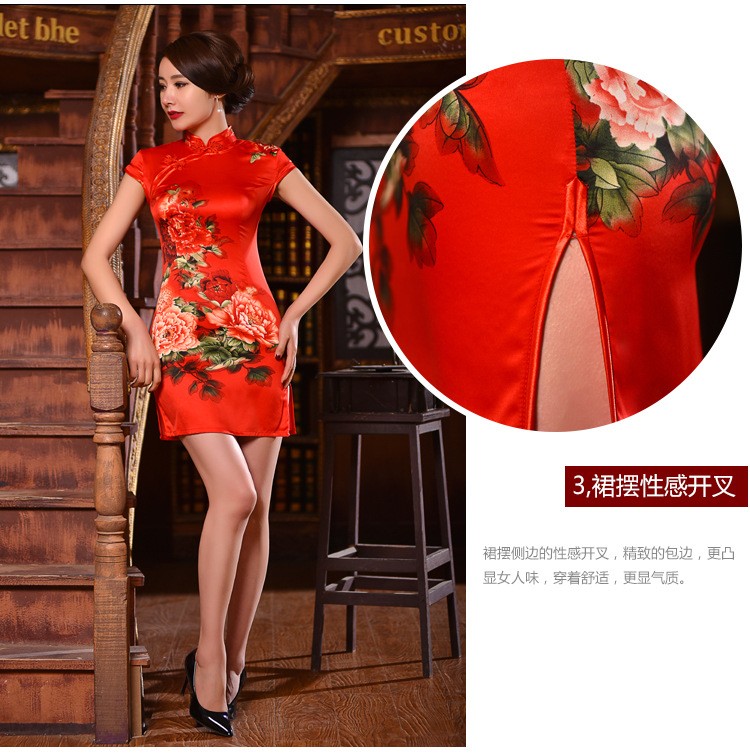 New-Arrival-Fashion-Chinese-Style-Dress-Women39s-Silk-Mini-Cheongsam-Elegant-Slim-Qipao-Clothing-Siz-32688593866