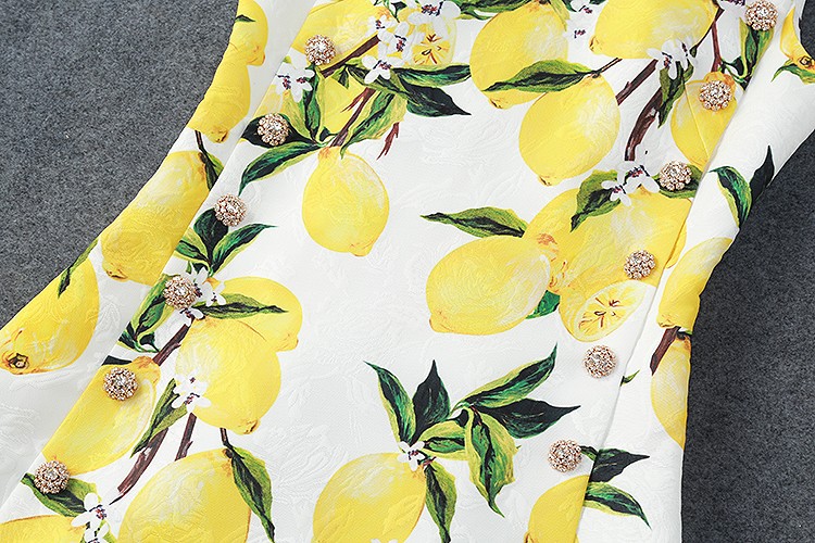 New-Arrival-Lemons-Printed--Jacquard-Sleeveless--Dress--160409LU01-32650063903