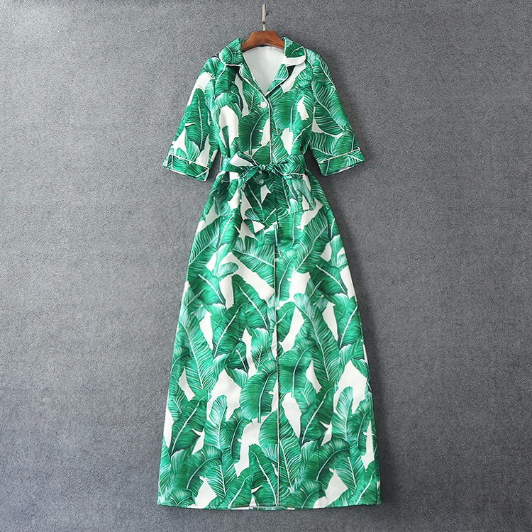 New-Arrival-Runway-Amazing-Green-Banana-Leaves-Printed-Loose-Long-Dress-Maxi-Dress--161008ZX01-32749111502