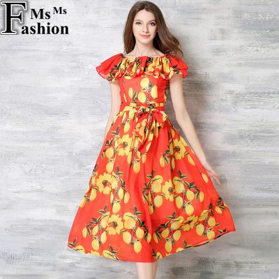 New-Europe-2016-Summer-Women39s-Sleeveless-Print-V-neck-Long-Fluffy-Dress-Femme-Casual-Ball-Gown-Wom-32645963125