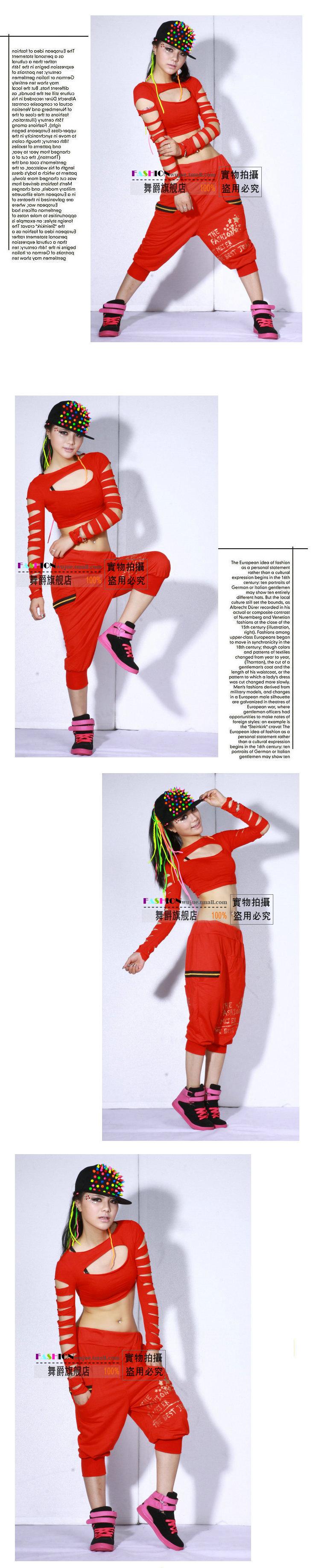 New-Fashion-dance-hip-hop-short-top-female-Jazz-cutout-costume-performance-wear-vest-Black-Red--Sexy-1621243454