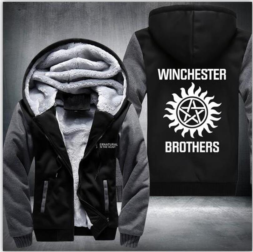 New-Fashion-winter-Zip-Hoody-Saving-People-black-Things-Hooded-Jacket-Thick-Coat-hoodie-men-Winchest-32756953618