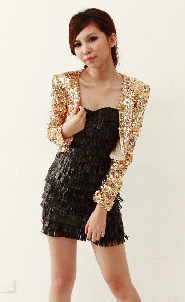 New-Girl-Shine-Glitter-Sequin-Short-Jacket-Coat-Crop-Top-Hot-Jazz-Dance-Costume-1933762922