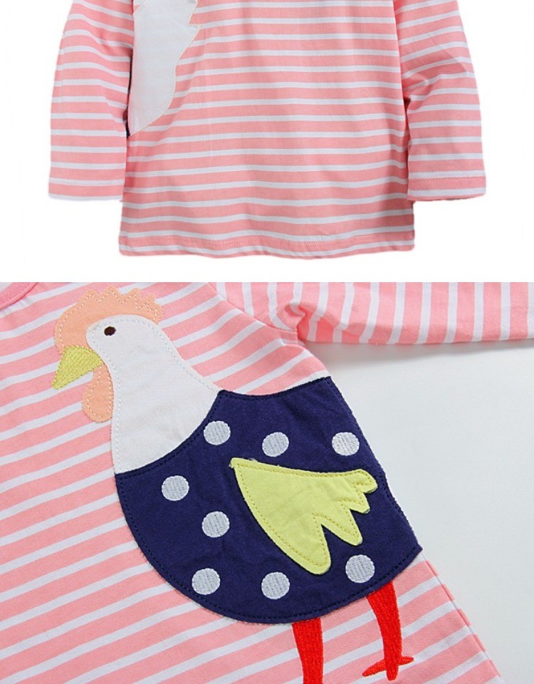 New-Girls-T-Shirts-Long-Sleeve-Kids-T-Shirts-Pink-Stripe-Applique-Embroidery-Children-Clothing-Soft--32706073750