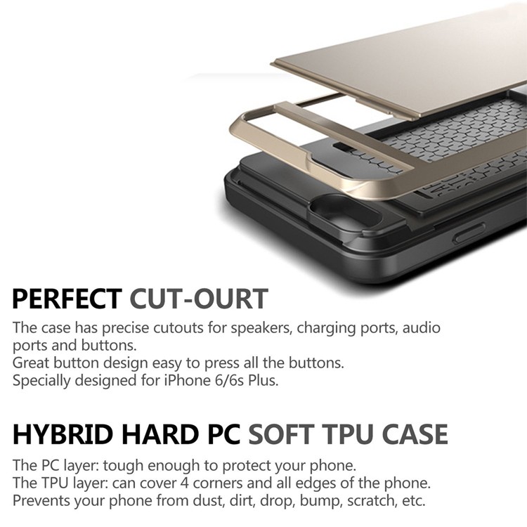 New-Hybrid-Tough-Capa-Case-For-Apple-iphone-5-5S-SE--6-6S-7-Plus-Slider-Card-Holder-Wallet-Armor-Pho-32274891058