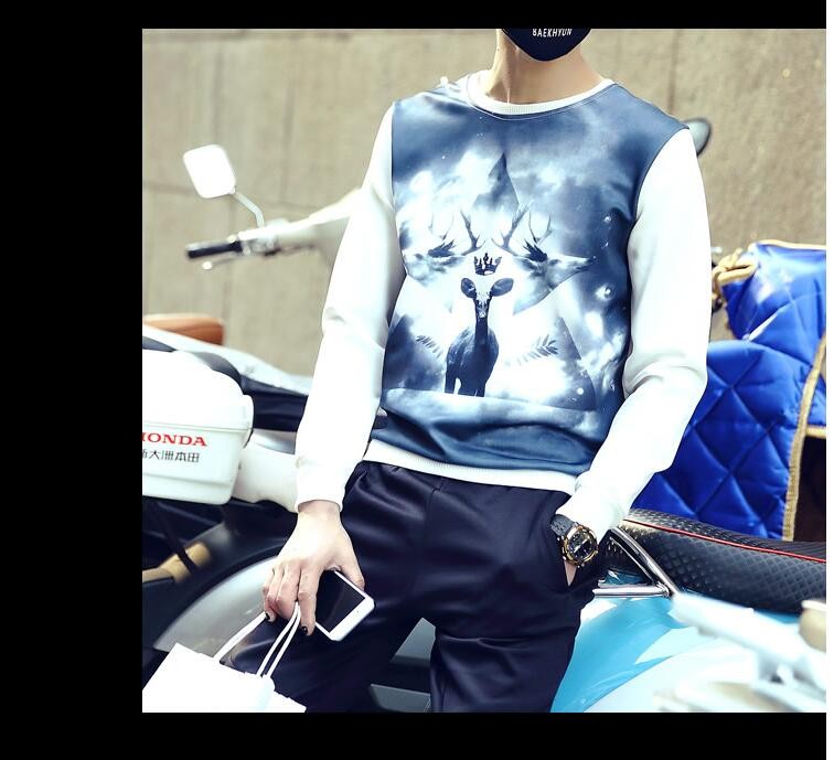 New-Leisure-Men39s-Hoodies-Patchwork-Colors-Napping-Fashion-Men39s-Tracksuits-Sweatshirts-Hooded-Men-32611853344