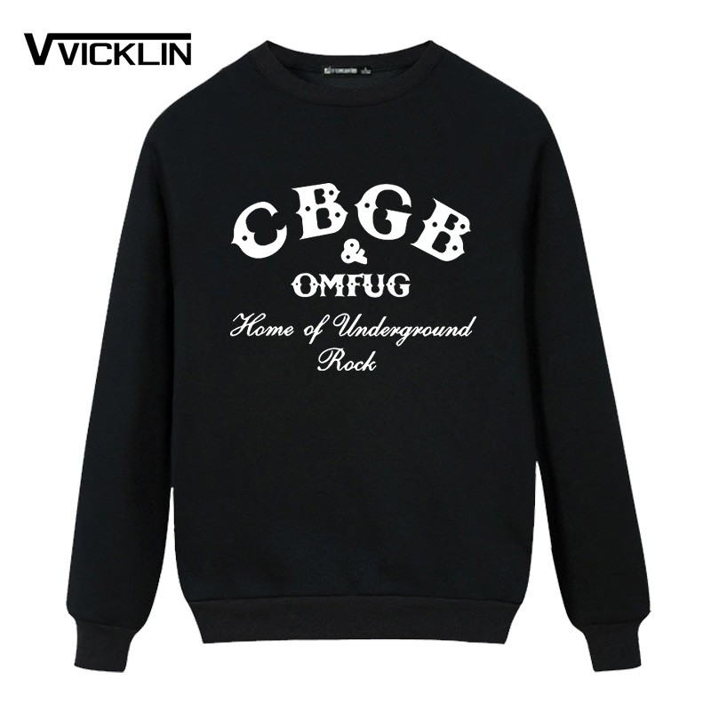 New-Mens-Fleece-Hoodies-Sweatshirt-CBGB-OMFUG-Printed-Home-of-Underground-Ramones-Cotton-O-Neck-Plus-32724773698