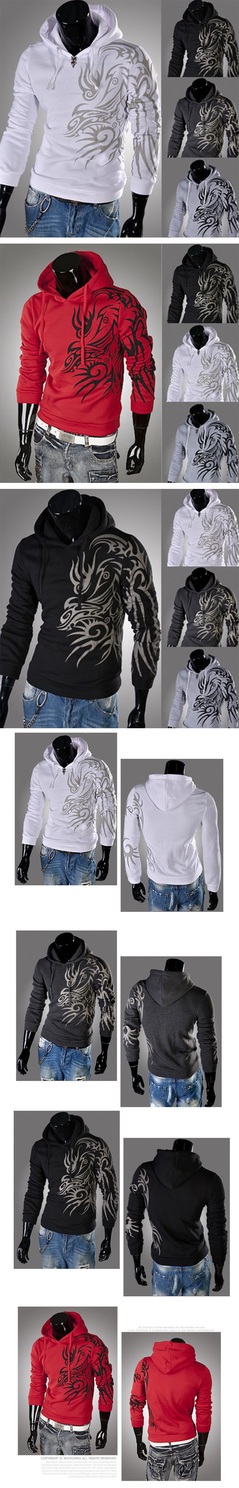 New-Original-2016-Dragon-Printing-Fleece-Men39s-Hooded-Fleece-of-Casual-Loose-Hooded-Sweatshirt-Coat-32702236403