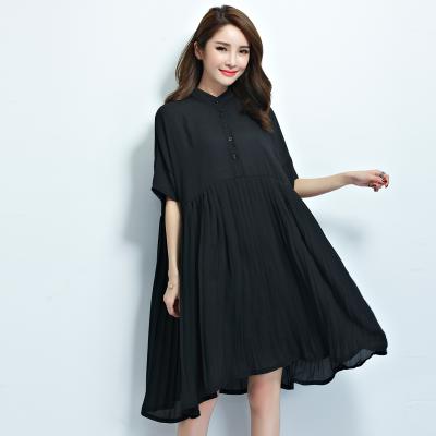 New-Plus-Size-Chiffon-Coat-Summer-Style-Fashion-Women39s-Clothing-Big-Size-Black-Plaid-Print-Loose-H-32714802733