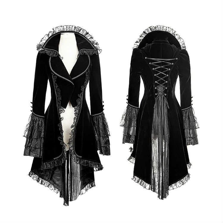 New-Punk-Rave-Black-gothic-jacket-Rock-cosplay-Kera-Steampunk-Sexy-women-Coat-y2-32537282614