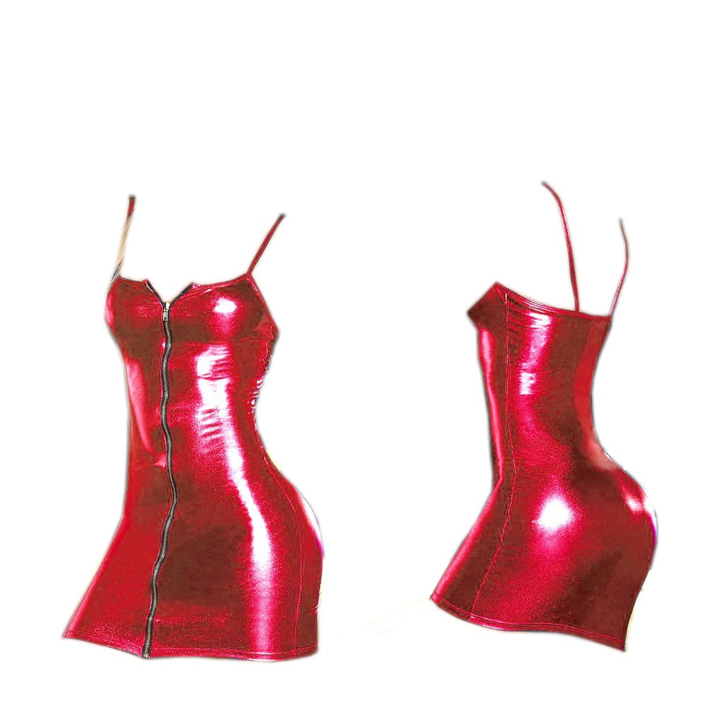 New-Sexy-Zipper-Type-Wet-Look-Patent-Leather-Party-Costume-Sexy-Girl-Hot-Club-wear-Women-Nightdress--32707065653