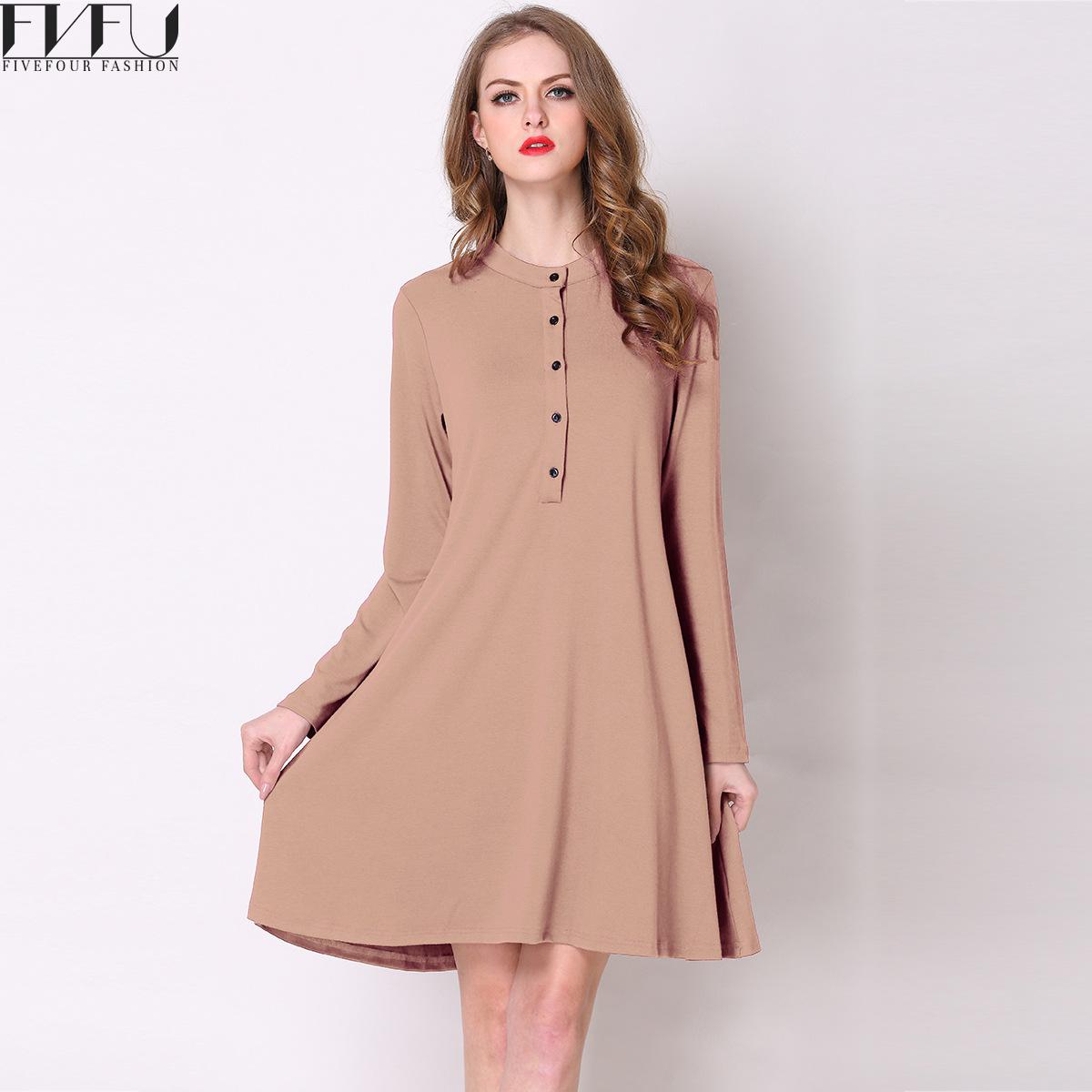 New-Style-Women-Autumn-Dress-2018-Elegant-Dress-Vintage-Collar-Lace-Patchwork-Loose-Dress-Casual-Lon-32621228170