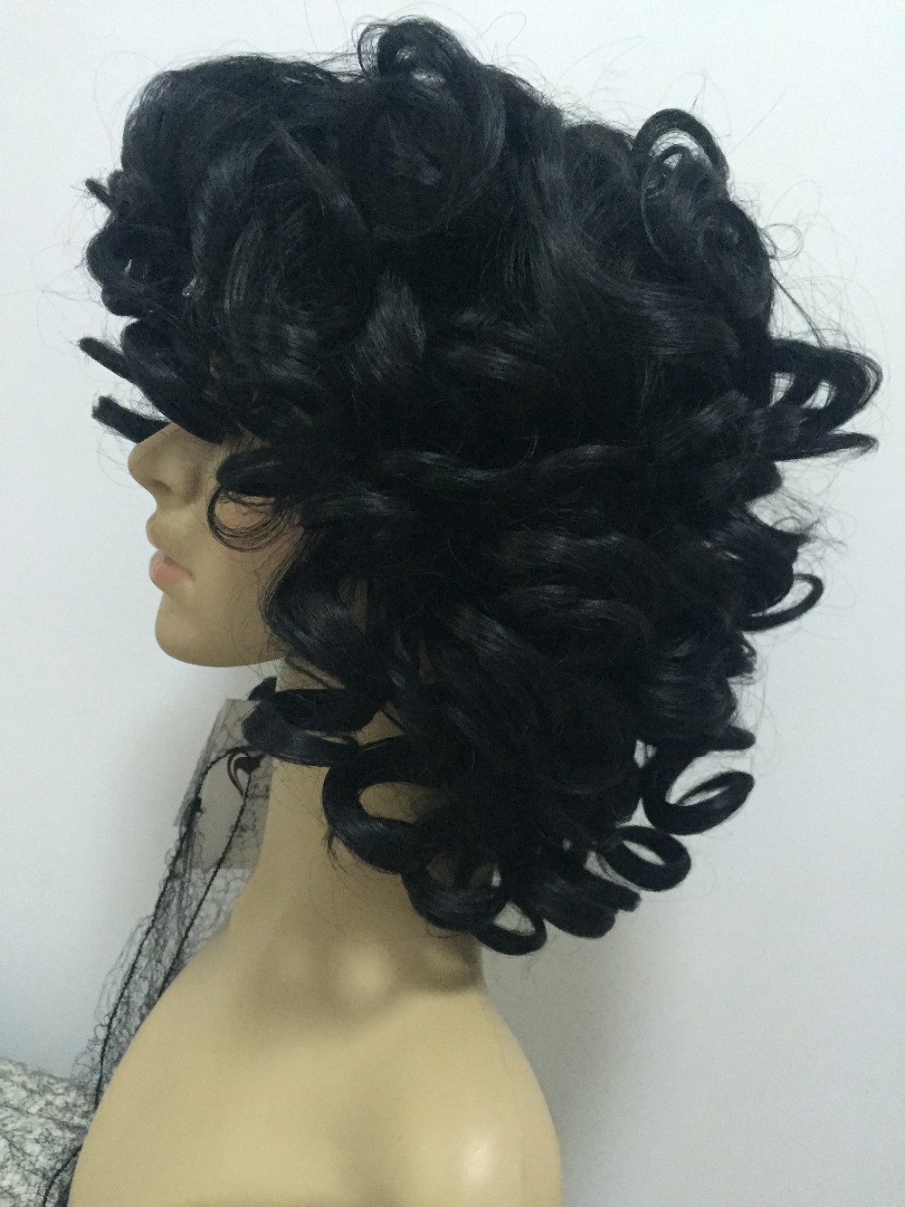 New-Stylish-Lolita-Curly-Short-Full-Synthetic-Wig-Short-Hairstyle-Wigs-Afro-Curly-African-American-B-32698629034