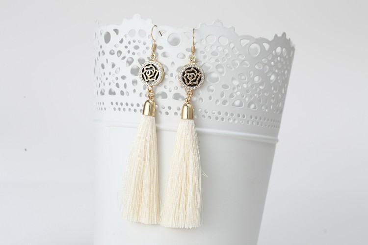 New-Tassel-Long-Earrings-For-Women-Bijoux-Fashion-Jewelry-Wholesale-Rose-Flower-Rhinestone-Dangle-Ea-32712626914