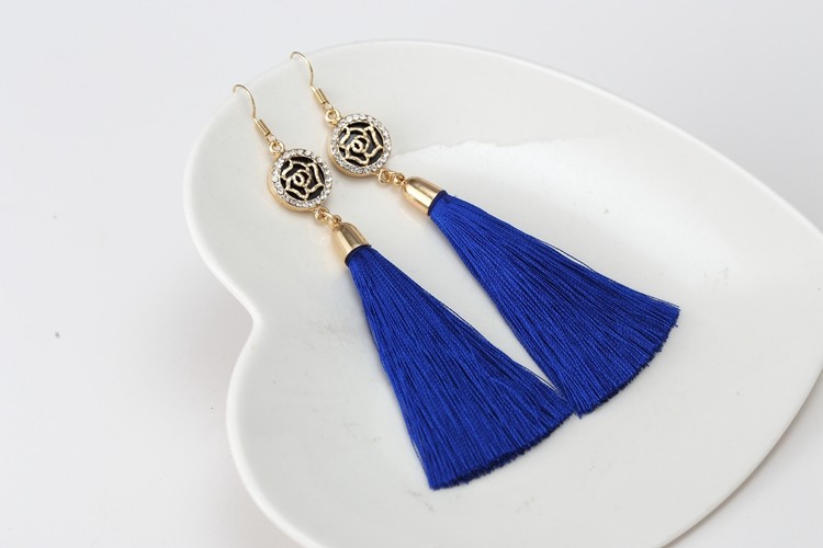 New-Tassel-Long-Earrings-For-Women-Bijoux-Fashion-Jewelry-Wholesale-Rose-Flower-Rhinestone-Dangle-Ea-32712626914