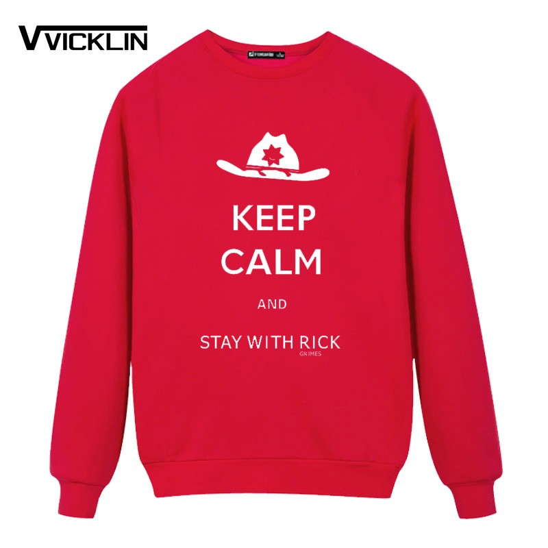 New-The-Walking-Dead-Men-Fleece-Hoodies-Sweatshirt-Keep-Calm-And-Stay-With-Rick-Grimes-Cotton-fashio-32738959636