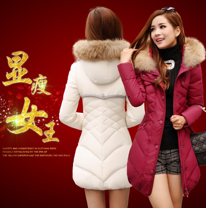 New-Women39s-Down-Coat-Winter-2016-Fashion-Elegant-Big-Fur-collar-Hoody-Outerwear-Thicker-Long-Slim--32735312956