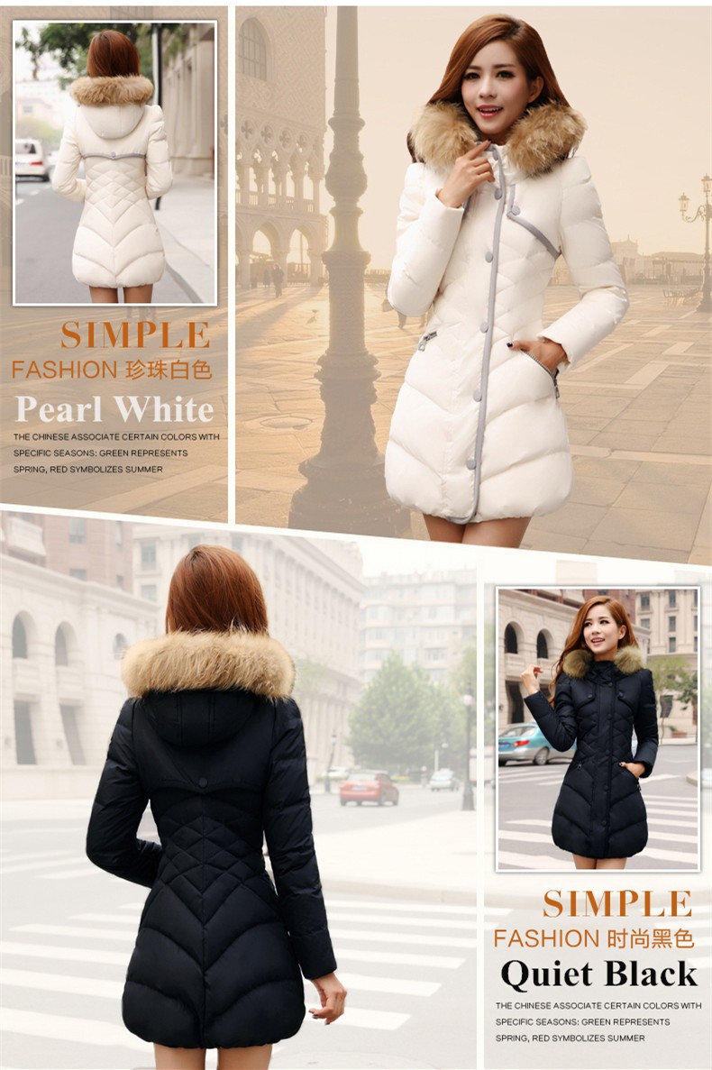 New-Women39s-Down-Coat-Winter-2016-Fashion-Elegant-Big-Fur-collar-Hoody-Outerwear-Thicker-Long-Slim--32735312956