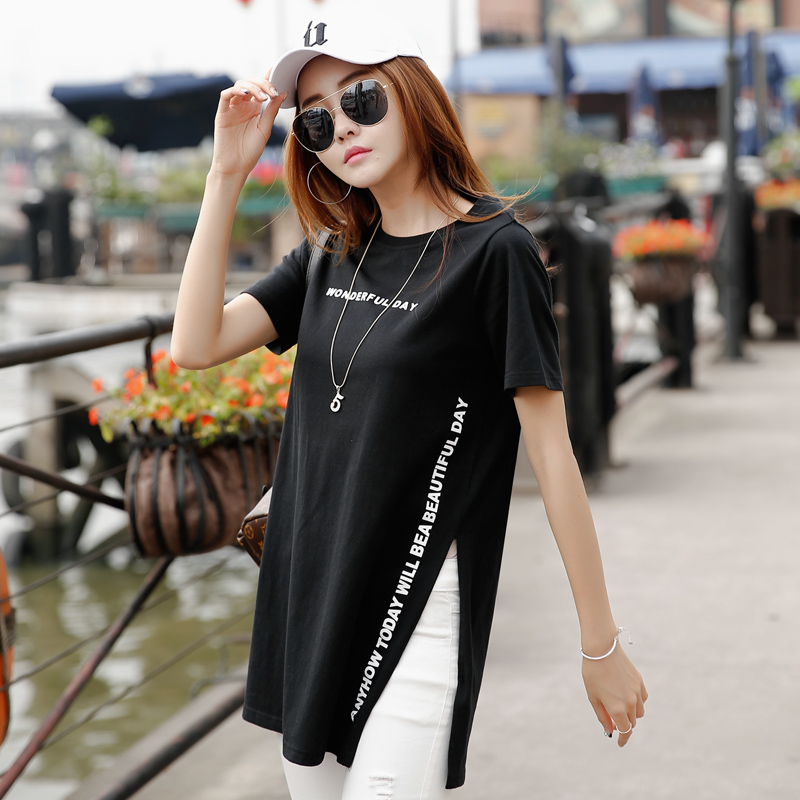 New-arrival-women-summer-dress-plus-size-short-sleeve-o-neck-cartoon-cute-long-tops-tunic-loose-woma-32325422460