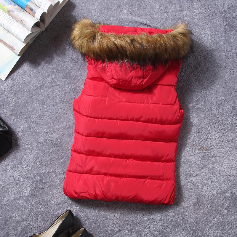 New-for-winter-fur-collar-vest-down-Joker-cotton-hooded-vest-women39s-vestidos-waistcoat-32438769051