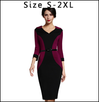 Nice-forever-Business-Female-Pencil-Dress-Elegant-Lady-Illusion-Patchwork-Sheath-Buttons-Fitted-Wome-32462203223