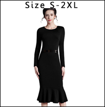 Nice-forever-Business-Female-Pencil-Dress-Elegant-Lady-Illusion-Patchwork-Sheath-Buttons-Fitted-Wome-32462203223