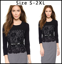 Nice-forever-Casual-Work-Vintage-dress-Office-Lady-Solid-Square-Neck-V-Back-34-Sleeve-Grid-Sheath-Sl-32518872461