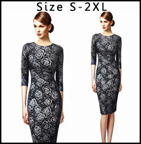 Nice-forever-Grid-Fashion-Patchwork-Women-Formal-Work-Business-bodycon-Peplum-Business-Small-V-Neck--32631486890