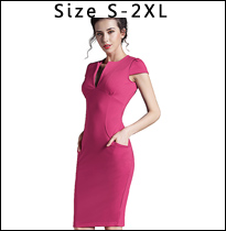 Nice-forever-Ladies-Office-elegant-Women-Tunic-Plus-Size-Work-Dress-button-Short-Sleeve-Bodycon-Busi-2025959087
