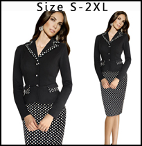 Nice-forever-Plus-Size-Gorgeous-Women-Square-Neck-Sleeveless-Button-Formal-Business-Sheath-Bodycon-V-1550276512