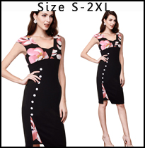 Nice-forever-Plus-Size-Gorgeous-Women-Square-Neck-Sleeveless-Button-Formal-Business-Sheath-Bodycon-V-1550276512